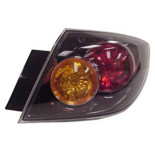 2004 - 2006 Mazda 3 Rear Tail Light Assembly Replacement / Lens / Cover - Right (Passenger) Side - (4 Door; Hatchback)