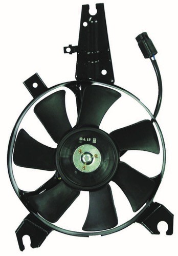 Condenser Fan for 1997 - 1998 Mazda MPV, Includes Motor, Blade, Shroud; A/C Condenser Replacement; Denso Design; from 11/1/96;  LC3061710