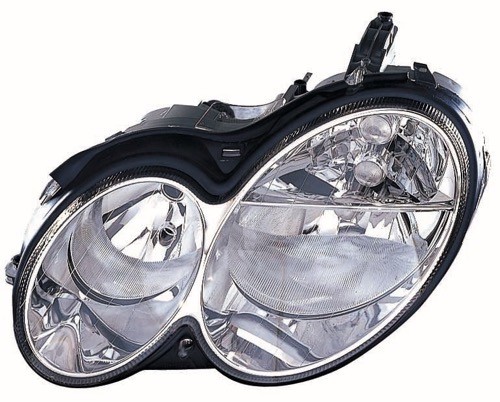 2003 - 2006 Mercedes-Benz CLK320 Front Headlight Assembly Replacement Housing / Lens / Cover - Left (Driver) Side