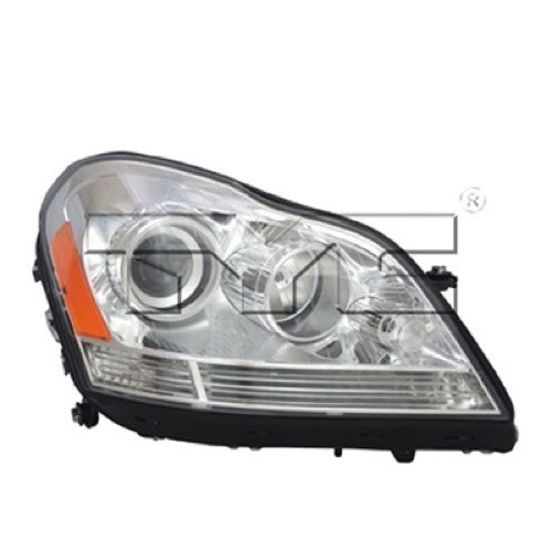 2007 - 2012 Mercedes-Benz GL450 Front Headlight Assembly Replacement Housing / Lens / Cover - Right (Passenger) Side - (164.871 Body Code)