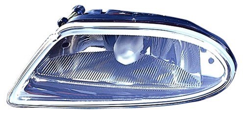 Fog Light Assembly for 2002 - 2005 Mercedes-Benz ML320, Left (Driver) Side, Replacement Housing, Lens, Cover, Rectangular Design without Sport,  1638200328, Replacement