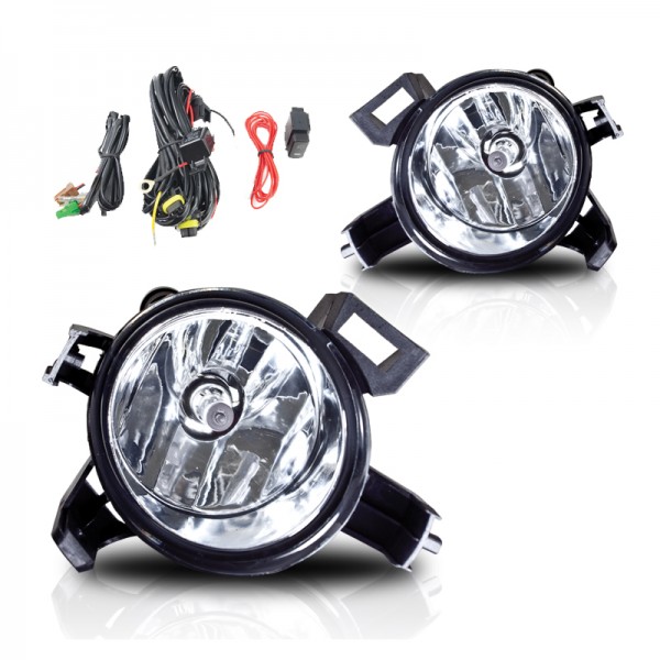 2005-2006 Nissan Altima FOG LIGHT - OEM + CLEAR (WIRING KIT INCLUDED)
 Pair (Driver & Passenger) Winjet