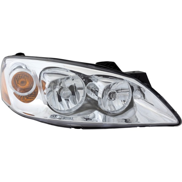 Headlight Assembly for Pontiac G6 2005-2010, Right (Passenger), Halogen, without CTF Package, Replacement
