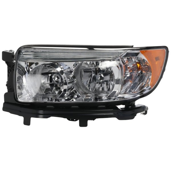 Headlight Assembly for Subaru Forester 2006-2008, Left (Driver), Halogen, without Sport Package, Replacement