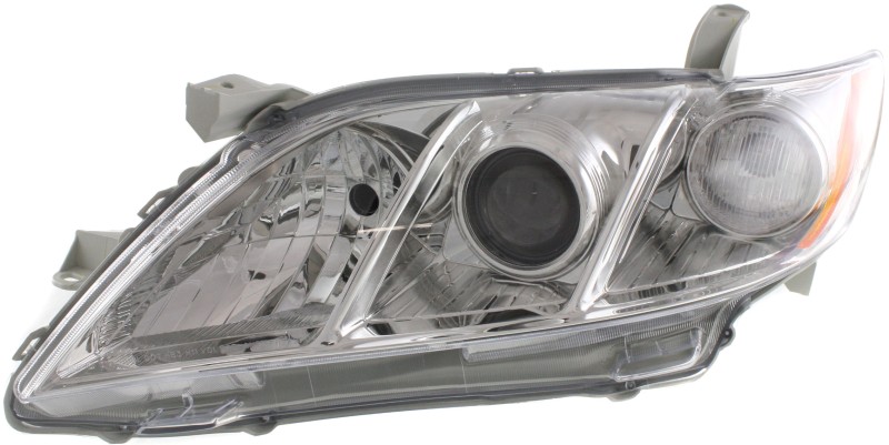 Headlight Lens and Housing for Toyota Camry 2007-2009, Left (Driver), Excluding Hybrid Model, Built in Japan, Replacement