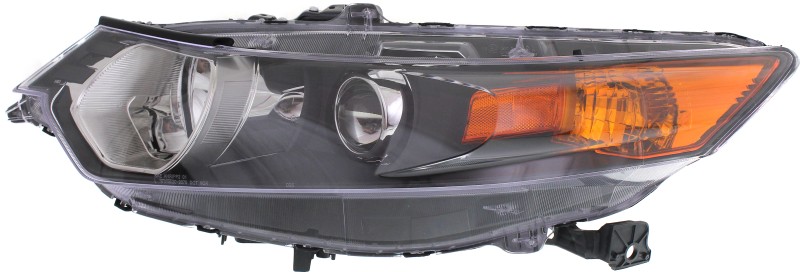 Headlight for Acura TSX Sedan/Wagon 2009-2014, Left (Driver), Lens and Housing, Xenon, without HID Kit, Replacement