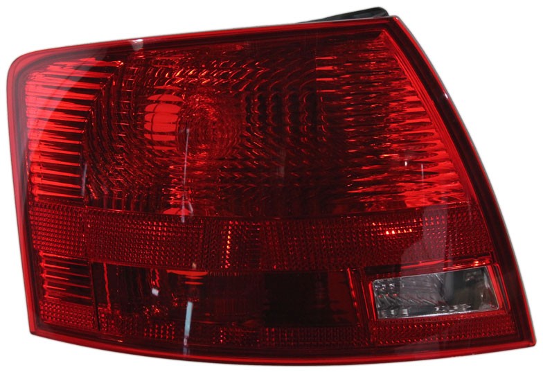 Tail Light for Audi A4 Quattro/S4 Wagon, Years 2005-2008, Left (Driver), Outer, Lens and Housing, Replacement