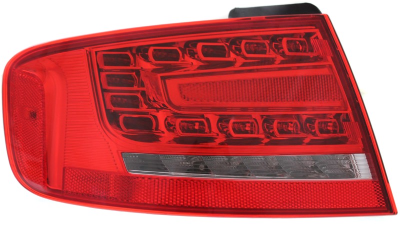 LED Outer Tail Light Assembly for Audi A4 2009-2012, S4 2010-2012, Left (Driver) Side, Sedan, Replacement