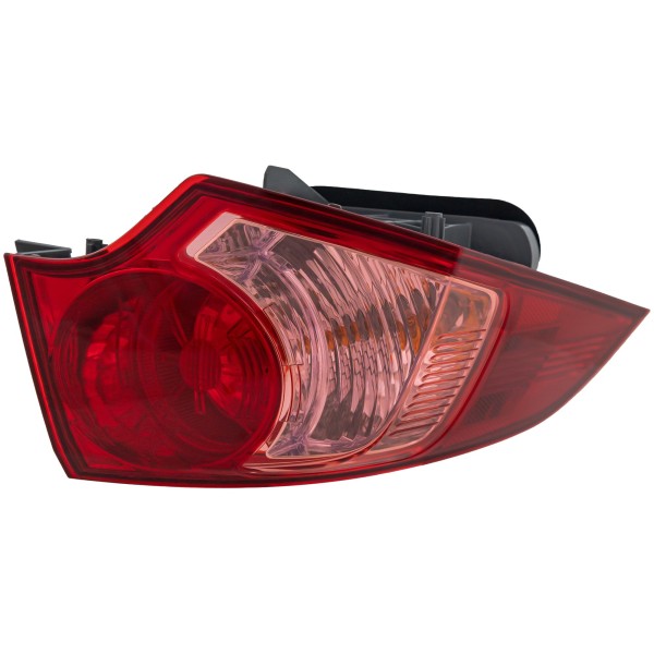 Outer Tail Light Assembly for Acura TSX Sedan, 2011-2014, Left (Driver) Side, Replacement