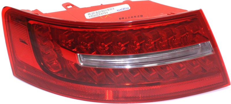 Tail Light for Audi A6/S6 Sedan, 2009-2011, Left (Driver), Outer, Lens and Housing, Replacement