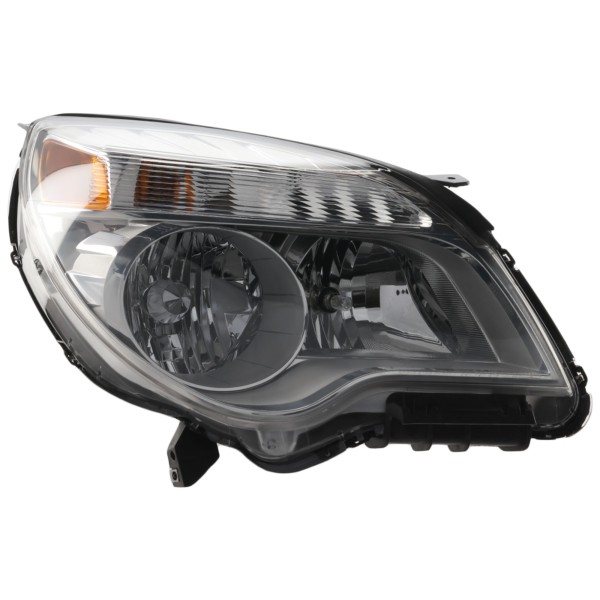 Headlight Assembly for Chevrolet Equinox 2010-2015, Right (Passenger), Halogen, Reflector Type, Compatible with LS/LT Models, Replacement