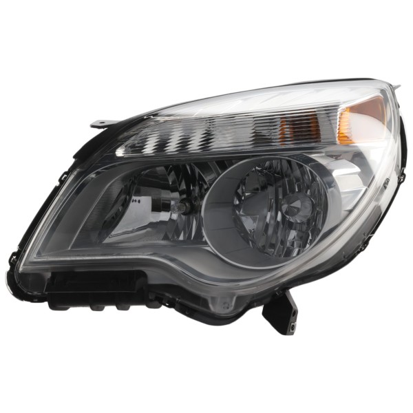 Headlight Assembly for Chevrolet Equinox 2010-2015, Left (Driver), Halogen, Reflector Type, Replacement