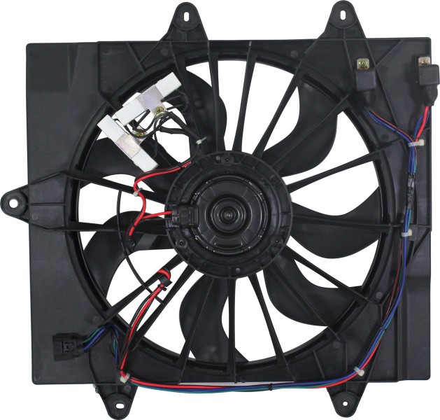 Radiator Fan Assembly for Chrysler PT Cruiser 2006-2009, with Turbo, Replacement