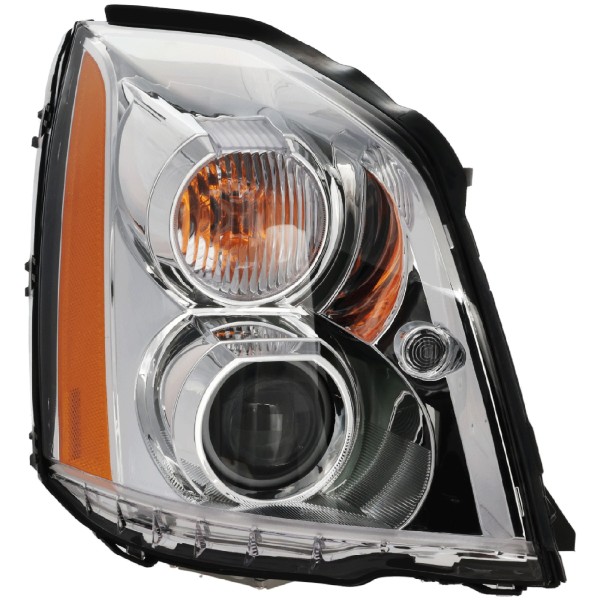 Headlight for Cadillac DTS 2006-2011, Right (Passenger), Lens and Housing, HID/Xenon, Without HID Kit, Replacement