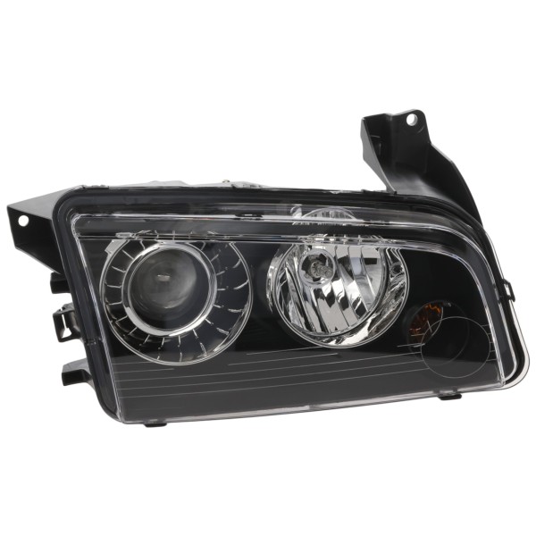 Headlight for Dodge Charger 2008-2010, Right (Passenger), Lens and Housing, Xenon, Without HID Kit, Replacement