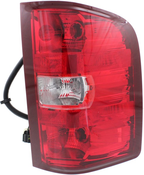 Tail Light Assembly for Chevrolet Silverado 1500/Silverado 2500/3500, GMC Sierra 2500/3500, Right (Passenger) Side, 2010-2011, Replacement
