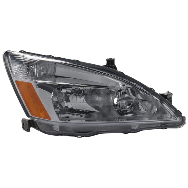 Headlight for Honda Accord 2003-2007, Right (Passenger), Lens and Housing, Halogen, Replacement