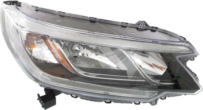 Headlight Assembly for Honda CR-V 2015-2016, Right (Passenger), Halogen with LED Daytime Running Light, Excluding LX/Touring Models, Replacement