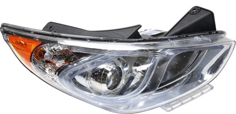 Headlight Assembly for Hyundai Sonata 2011-2015, Right (Passenger) Side, Hybrid Model, Replacement (CAPA Certified)