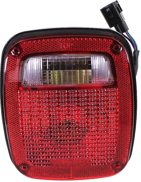 Tail Light Assembly for Jeep Wrangler (TJ) 1998-2006, Left (Driver) Side, Replacement