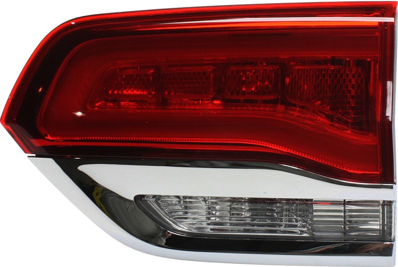 Right (Passenger) Inner Tail Light Assembly for 2014-2022 Jeep Grand Cherokee WK, Laredo/Limited/Overland/Summit Models with Chrome Trim, Replacement