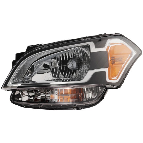 Headlight Assembly for Kia Soul 2010-2011, Left (Driver), Halogen, Replacement