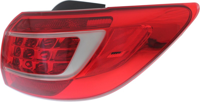 Tail Light Assembly for KIA Sportage 2011-2013, Outer, Right (Passenger) Side, Replacement