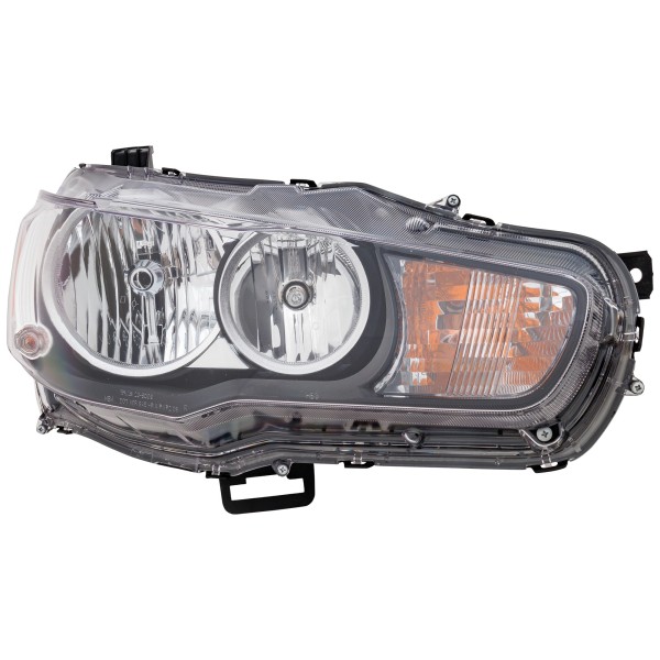 Headlight Assembly for Mitsubishi Lancer 2008-2009 Right (Passenger), Halogen, To November 2008, Replacement