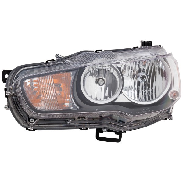Headlight Assembly for Mitsubishi Lancer 2008-2009 Left (Driver), Halogen, Up To November 2008, Replacement
