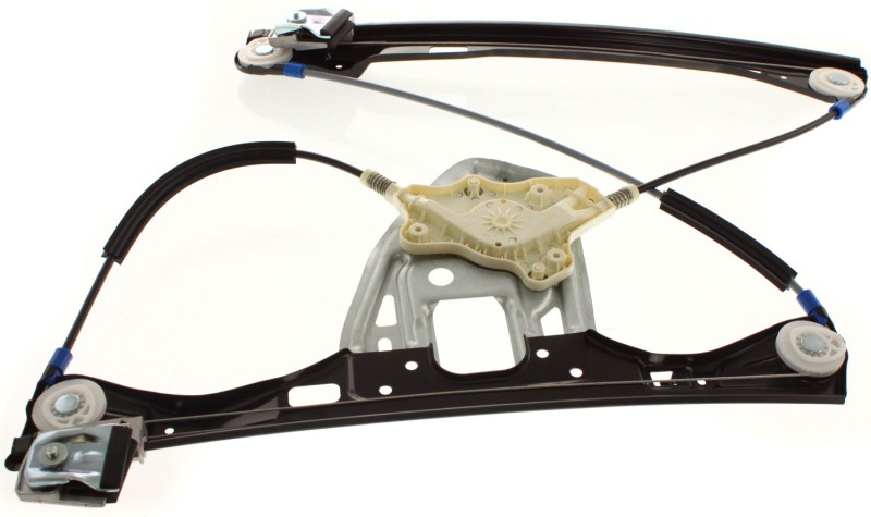 Front Window Regulator for Mercedes-Benz C-Class 2006-2007, Right (Passenger), Power, Without Motor, Sedan, Replacement