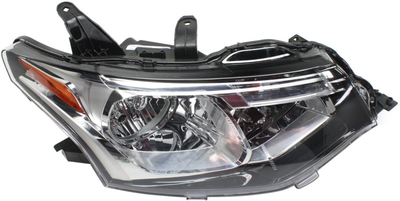 Headlight Assembly for Mitsubishi Outlander 2014-2015, Right (Passenger), Halogen, Replacement