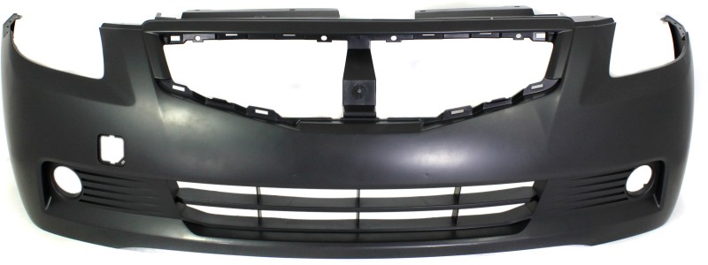 Front Bumper Cover for Nissan Altima Coupe, 2008-2009, Primed (Ready to Paint), Replacement (CAPA Certified)