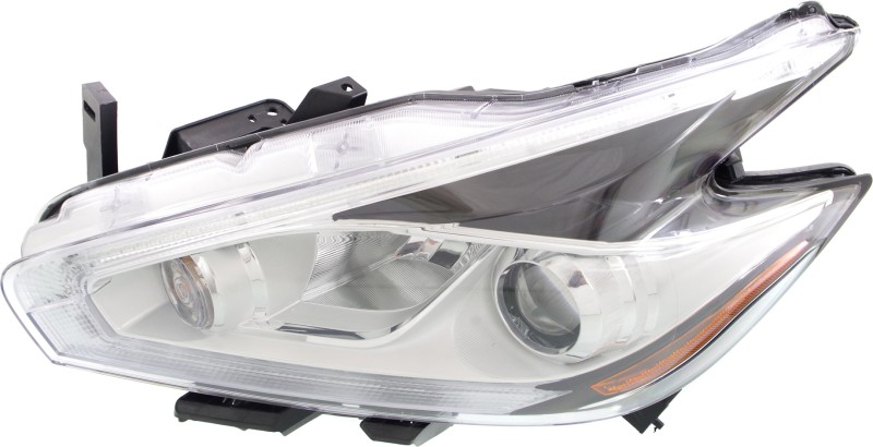 Headlight Assembly for Nissan Murano 2015-2016, Left (Driver), Halogen, Excludes Hybrid Model, Replacement