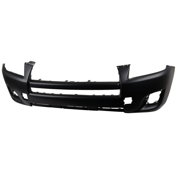 Front Bumper Cover for Toyota RAV4 2009-2012, Primed (Ready to Paint), Base Model, Replacement