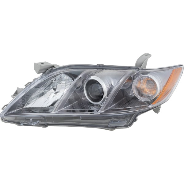 Headlight Assembly for Toyota Camry 2007-2009, Left (Driver), Halogen, SE Model, USA Built Vehicle, Replacement