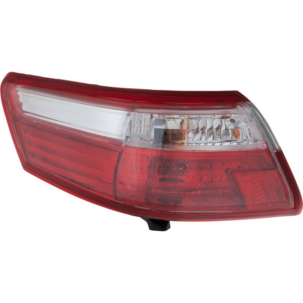 Tail Light Assembly for 2007-2009 Toyota Camry, Left (Driver), Outer, for Non-Hybrid, USA Built Vehicles, Replacement