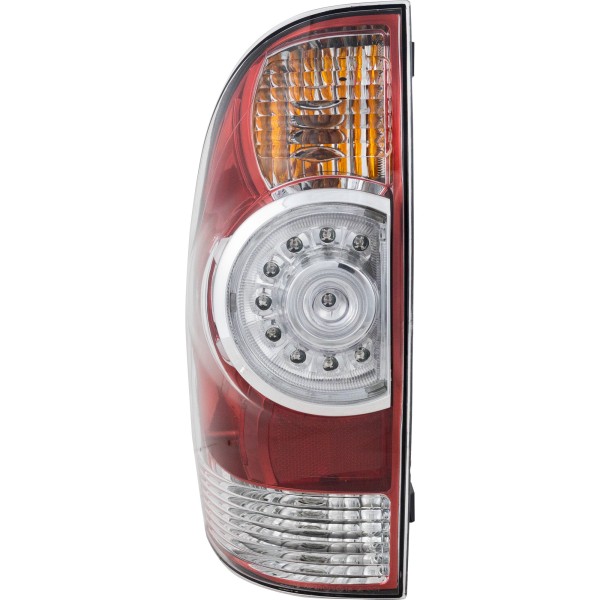 Tail Light Assembly for 2009-2015 Toyota Tacoma, LED, Clear Lens, Left (Driver) Side, Replacement