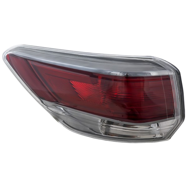 Tail Light Assembly for 2014-2016 Toyota Highlander, Left (Driver), Outer, Replacement