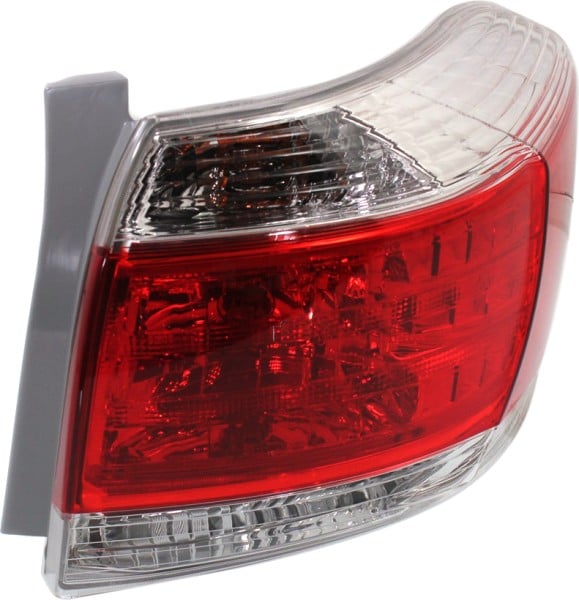 Tail Light Assembly for Toyota Highlander 2011-2013 Right (Passenger), Excludes Hybrid Models, USA Built Vehicle, Replacement