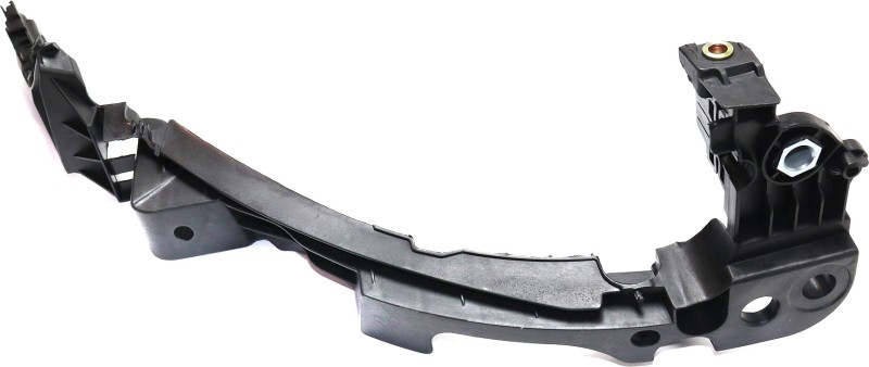 Front Bumper Bracket, Right (Passenger), Outer, for Volkswagen Golf/GTI Hatchback 2010-2014, Cover Locating Guide, Plastic, Replacement