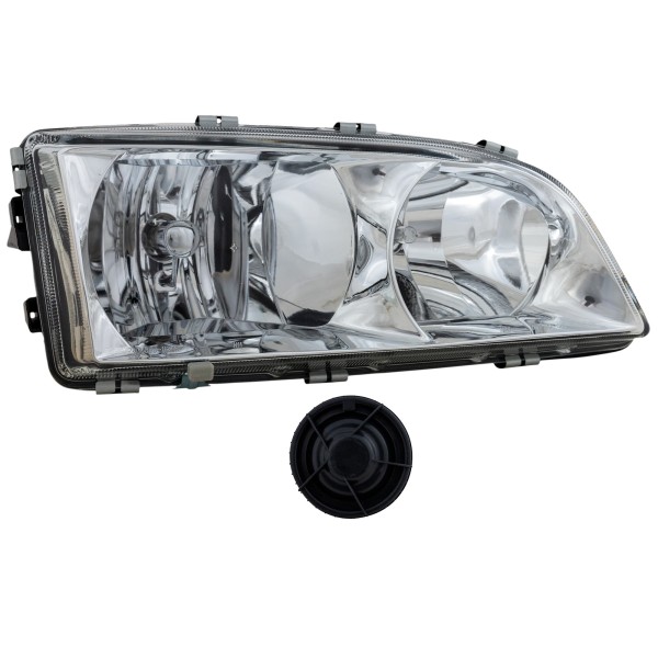 Headlight Assembly for Volvo C70 / V70 2003-2004 Right (Passenger) Side, Halogen, Replacement
