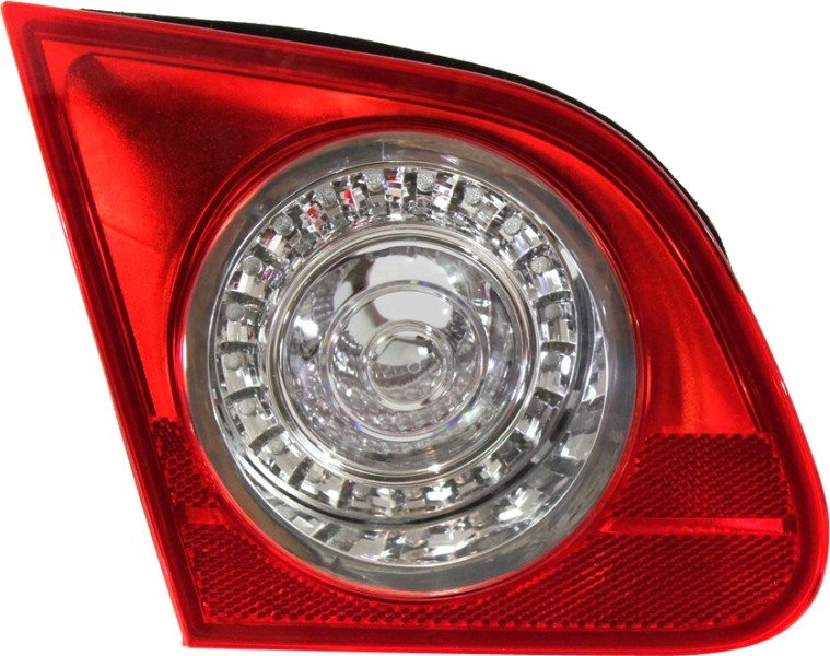 Tail Light for Volkswagen Passat Sedan 2006-2010, Left (Driver) Side, Lens and Housing, Located on Trunk Lid, Replacement