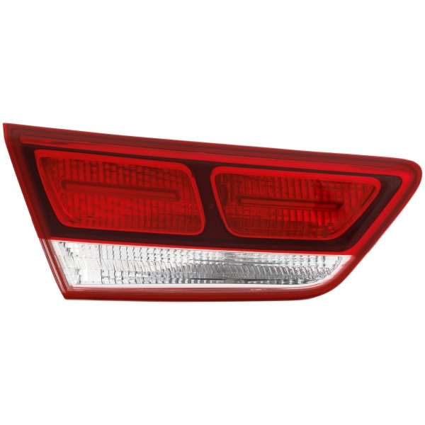 Tail Light Assembly for Kia Optima 2016-2020, Left (Driver), Inner Halogen Assembly, Excludes Hybrid Model, for USA Built Vehicle, Replacement