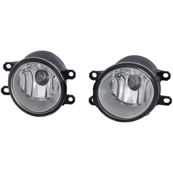 Fog Light Assembly for Toyota RAV4 2006-2012/Lexus LX570 2008-2013/GS350/GS450H 2013/Yaris 2007-2014, Halogen, Clear Lens, Right (Passenger) and Left (Driver), Replacement