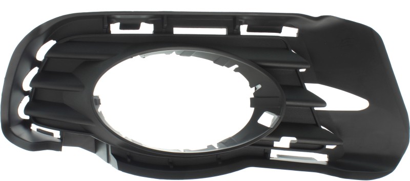 Front Fog Light Molding for Mercedes-Benz C-Class 2008-2011, Right (Passenger), Primed (Ready to Paint), Excludes AMG and Sport Package, with HID Headlights, Not for C63 AMG Model, Replacement