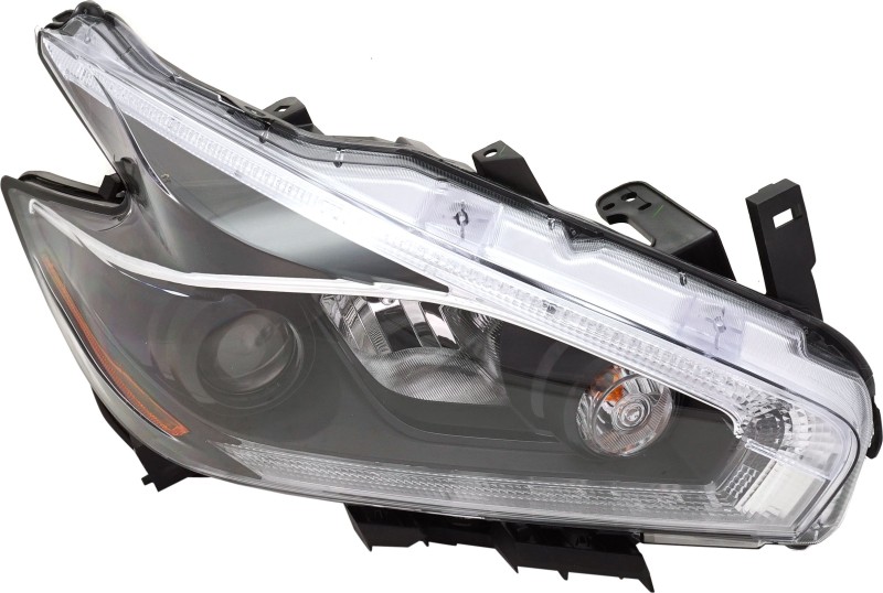 Headlight Assembly for Nissan Murano 2018-2018, Right (Passenger), Halogen, Replacement (CAPA Certified)