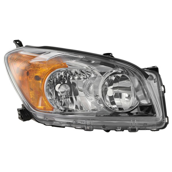 Headlight for Toyota RAV4 2009-2012, Right (Passenger) Side, Lens and Housing, Sport Model, Japan Built, Replacement