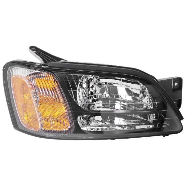 Headlight Assembly for Subaru Legacy GT/GT Limited 2000-2004, Outback 2000-2004, Baja Base/Turbo Models 2003-2006, Right (Passenger), Halogen, Replacement