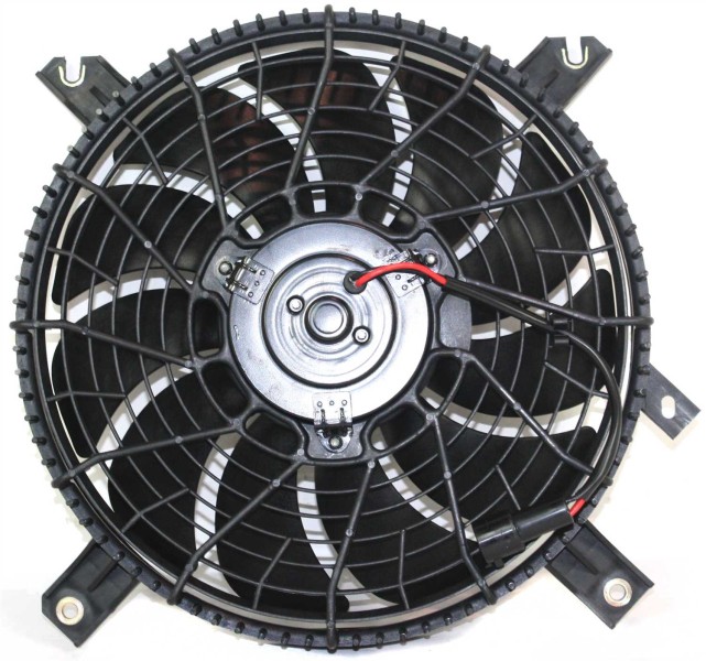A/C Fan Shroud Assembly for Suzuki Grand Vitara 1999-2005, Round Plug Type, Replacement