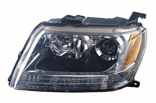 2006 - 2008 Suzuki Grand Vitara Front Headlight Assembly Replacement Housing / Lens / Cover - Left (Driver) Side